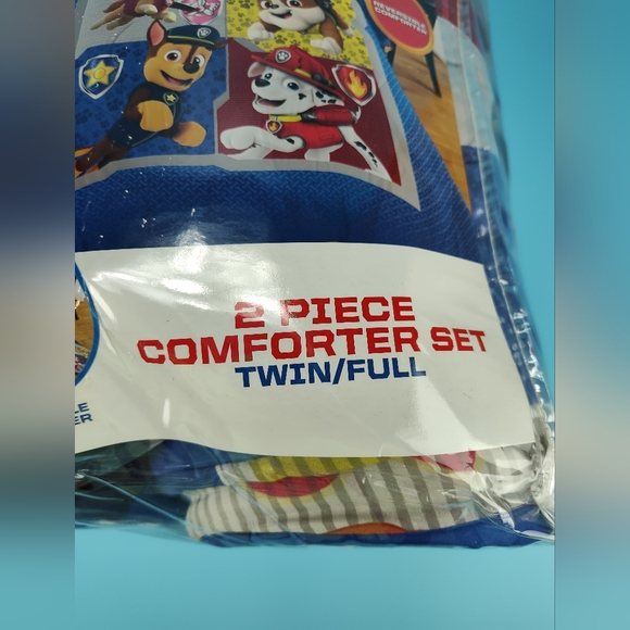 Nickelodeon Paw Patrol Gangs All Here Twin Full Comforter Pillow Sham 2 pc Set - Picture 2 of 12